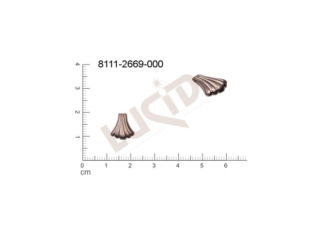 fancy shape other other without loops / attaching holes 11.0x10.0mm