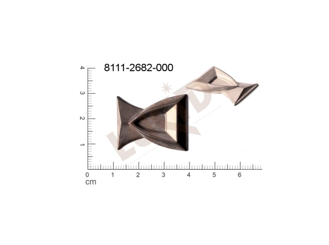 Tvarový výlisek ostatní ostatní bez oček (svěšovacích dírek) 27.0x21.0mm