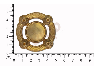 Tvarový výlisek kulatý, s očky (svěšovacími otvory) 45.0mm