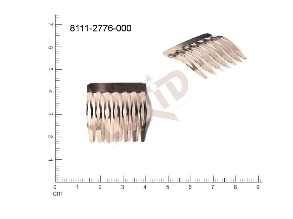 Comb - component for hair decoration27.0x26.0mm