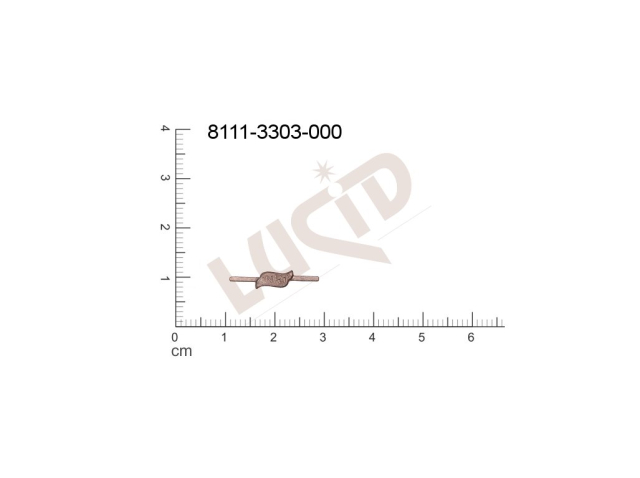 Tvarový výlisek ostatní ostatní bez oček (svěšovacích dírek) 19.0x3.0mm