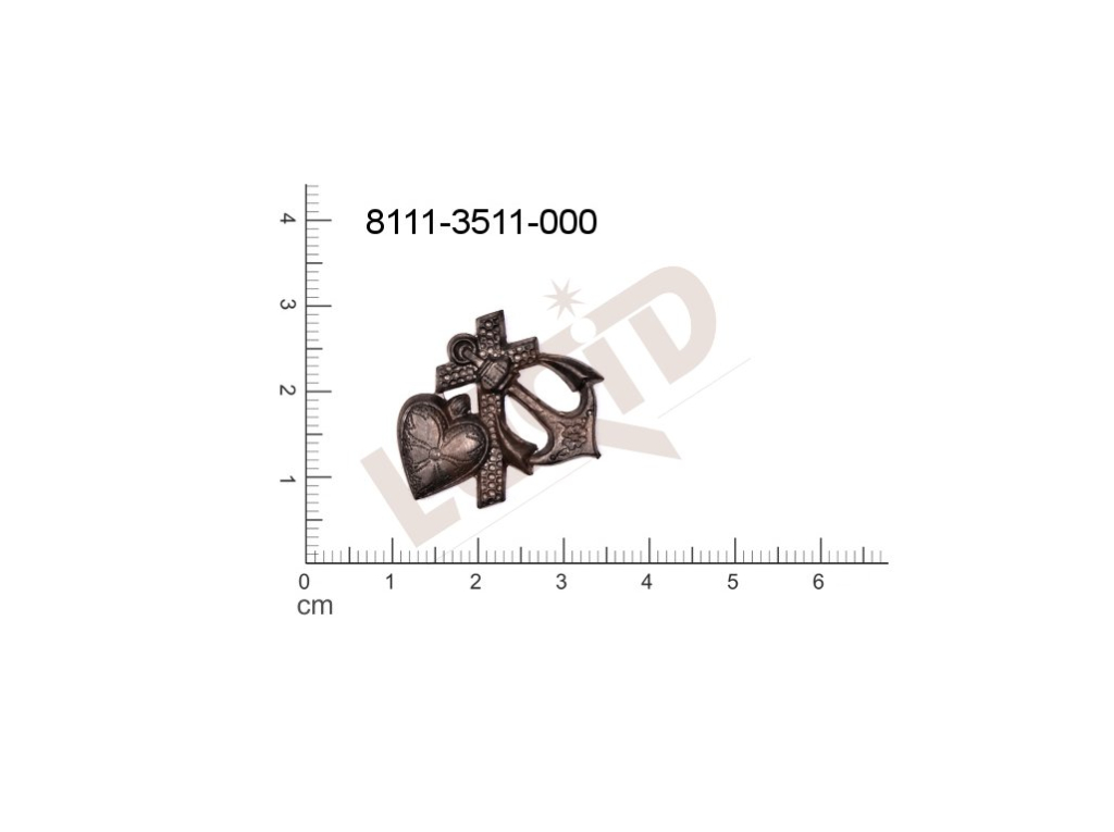 fancy shape other other without loops / attaching holes 24.0x 21.0mm