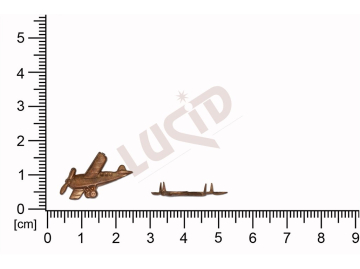 Trn/napichovací díl, letadlo 21.0 x 13.0mm