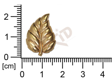 Tvarový výlisek, rostlinné motivy (lístečky) bez oček (svěšovacích dírek) 21,4 x 14,7