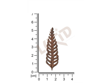 flat cut-out plant motives flowers, flower motives without loops / attaching holes