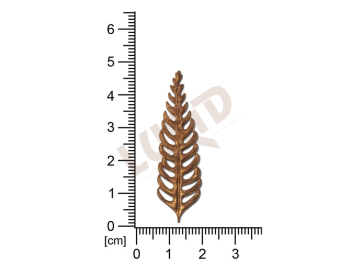 flat cut-out plant motives flowers, flower motives without loops / attaching holes