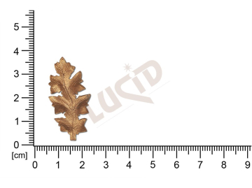 fancy shape plant motives leaves without loops / attaching holes 