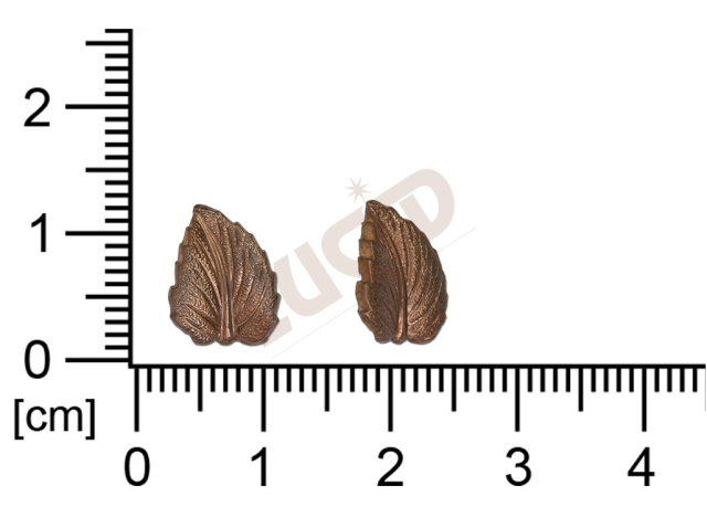 fancy shape plant motives leaves without loops / attaching holes 