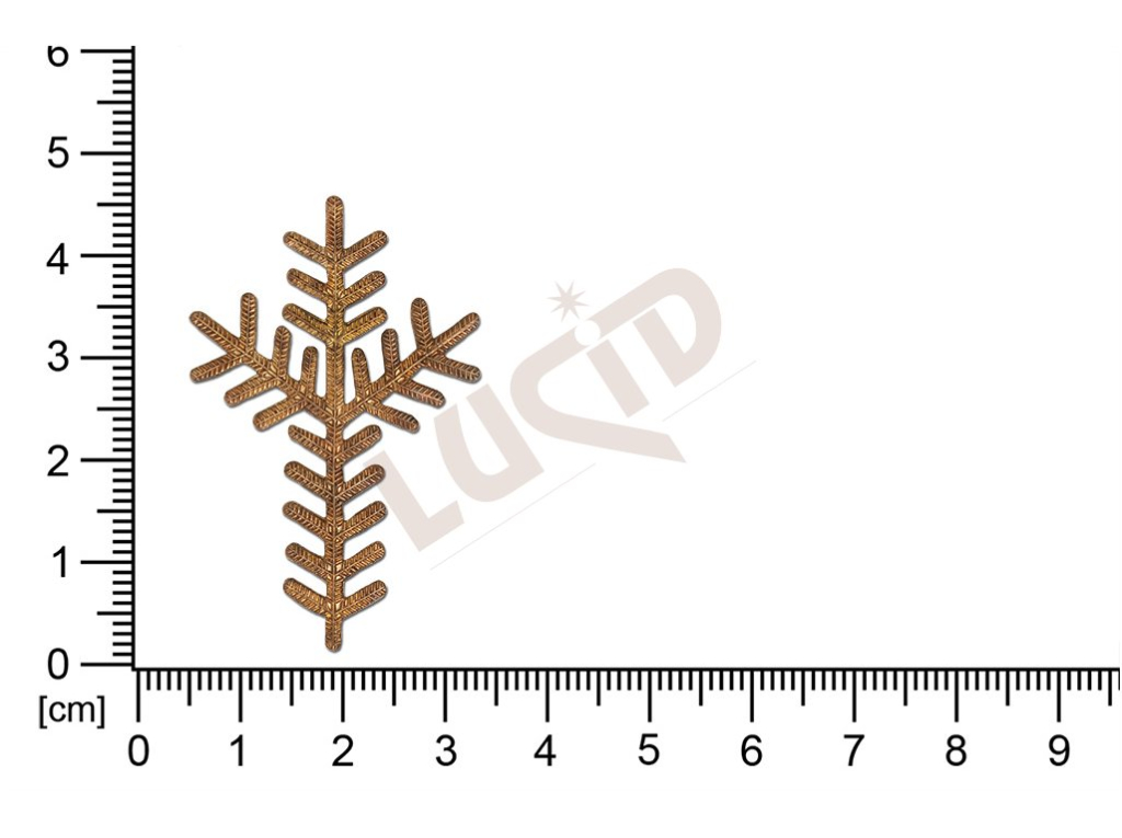 fancy shape plant motives leaves without loops / attaching holes 