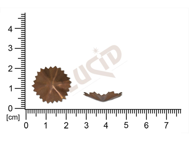 fancy shape plant motives leaves without loops / attaching holes 