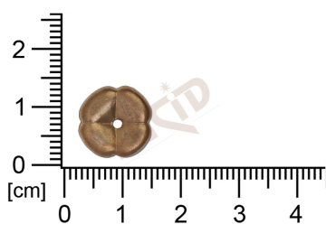 Tvarový výlisek rostlinné motivy lístečky s očkem (svěšovací dírkou) pr. 1,4 mm