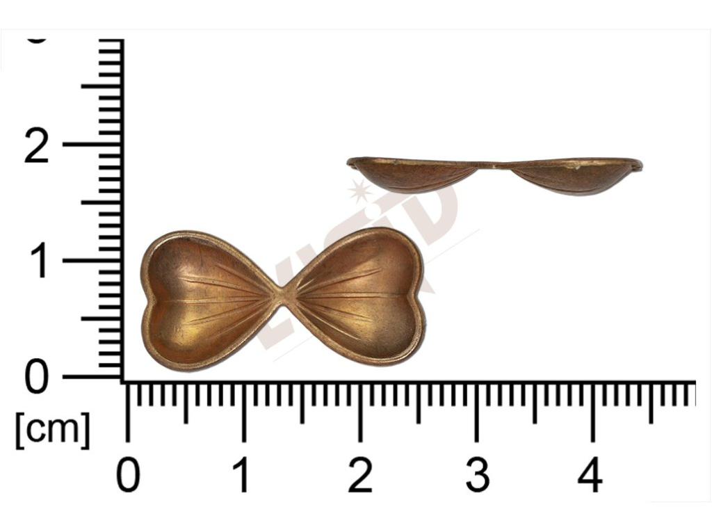 fancy shape bow without loops / attaching holes