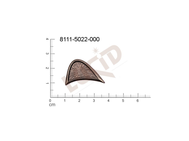 Tvarový výlisek ostatní ostatní bez oček (svěšovacích dírek) 27.0x15.0mm