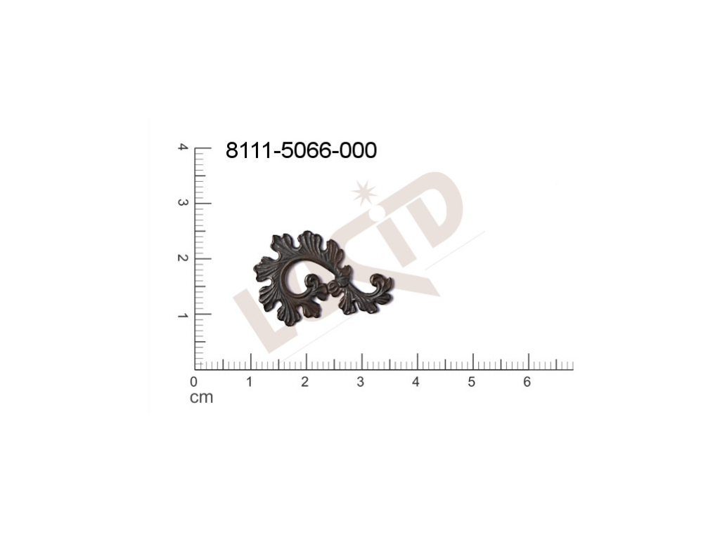 Plochý výsek ostatní ostatní bez oček (svěšovacích dírek) 26.0x18.0mm