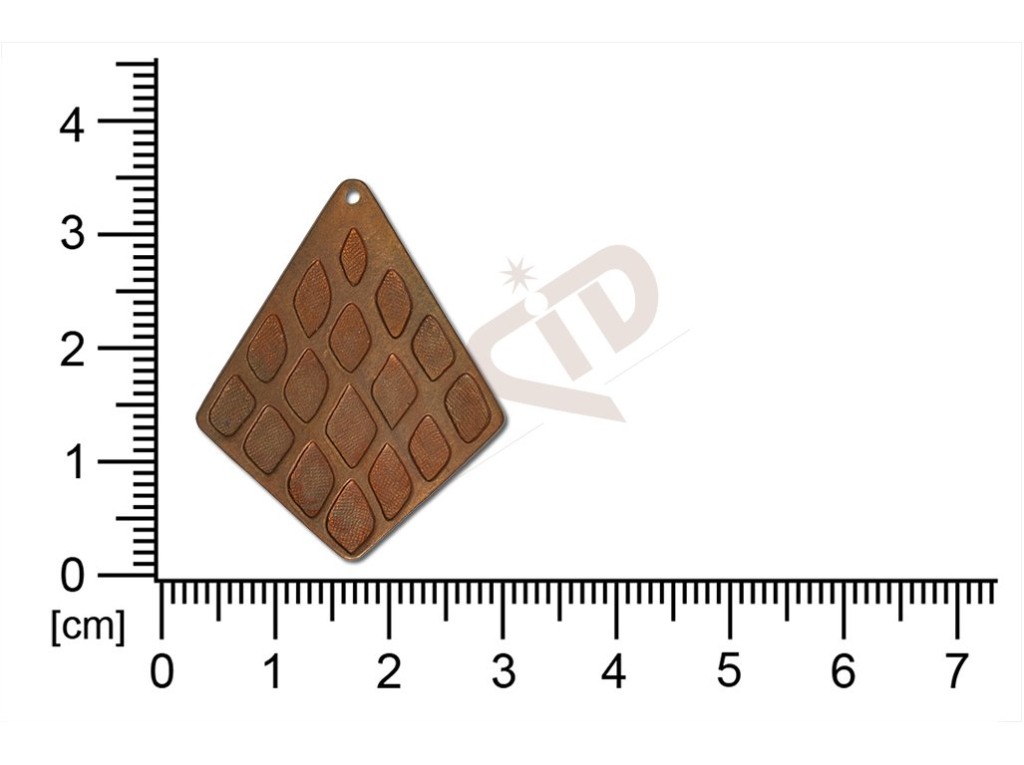 fancy shape quadrangle other with 1 loop / attaching hole