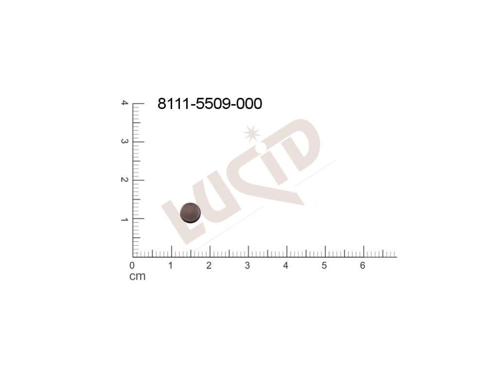 flat cut-out round other without loops / attaching holes 5.0mm