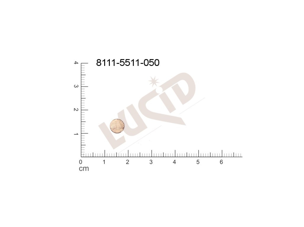 Plochý výsek kulatý bez oček (svěšovacích dírek) 6.0mm