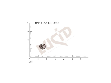 flat cut-out round other without loops / attaching holes 7.0mm