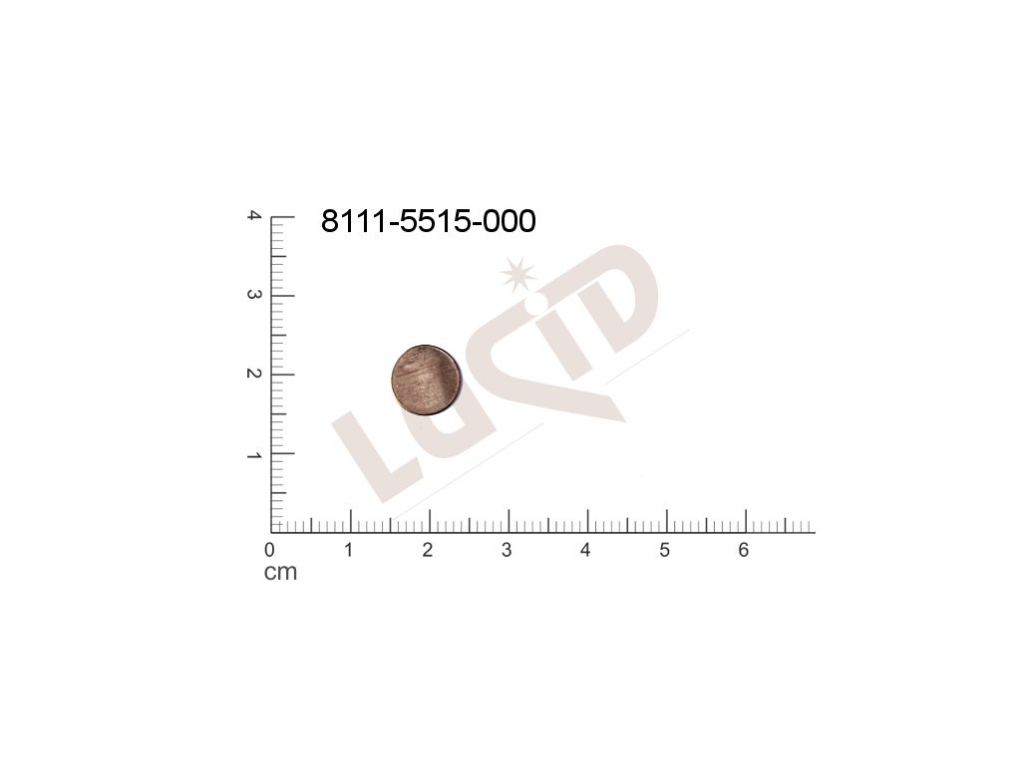 flat cut-out round other without loops / attaching holes 9.0mm