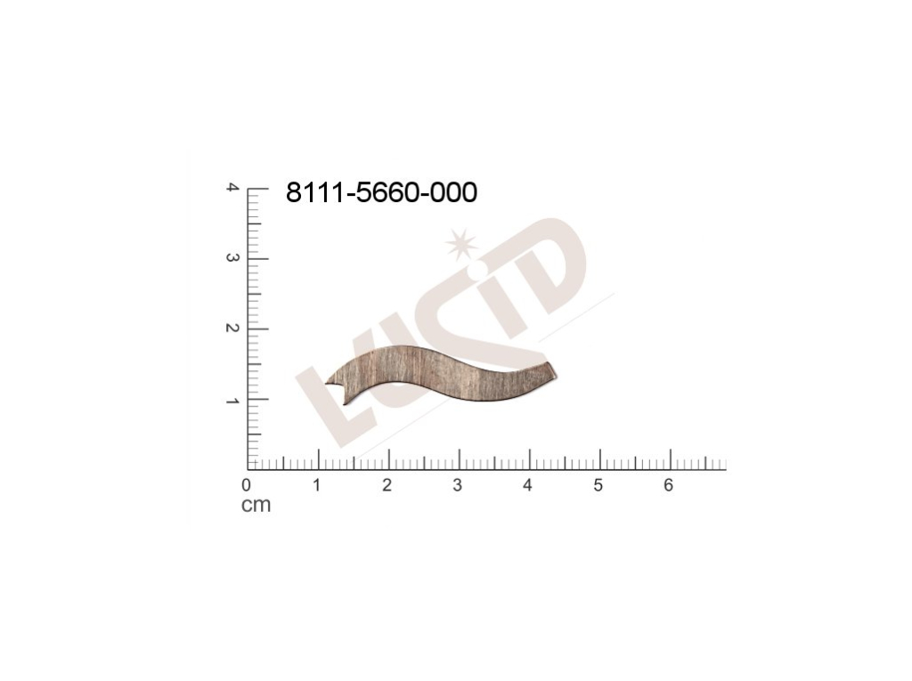 flat cut-out other other without loops / attaching holes 33.0x8.5mm