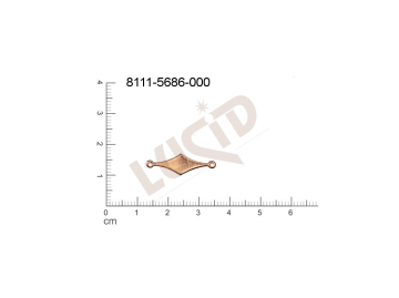 attachment with 2 loops 22.0x17.0mm