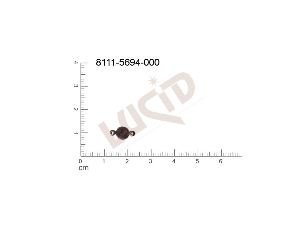 attachment with 2 loops 11.0x5.0mm