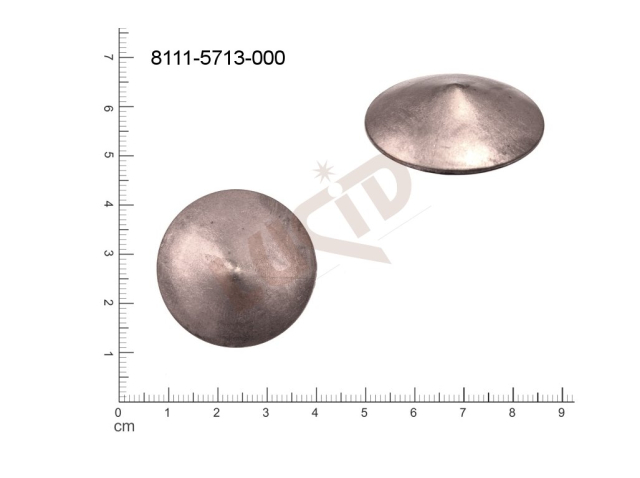 fancy shape round other without loops / attaching holes 33.0mm