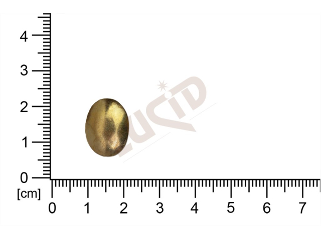 fancy shape oval without loops / attaching holes 