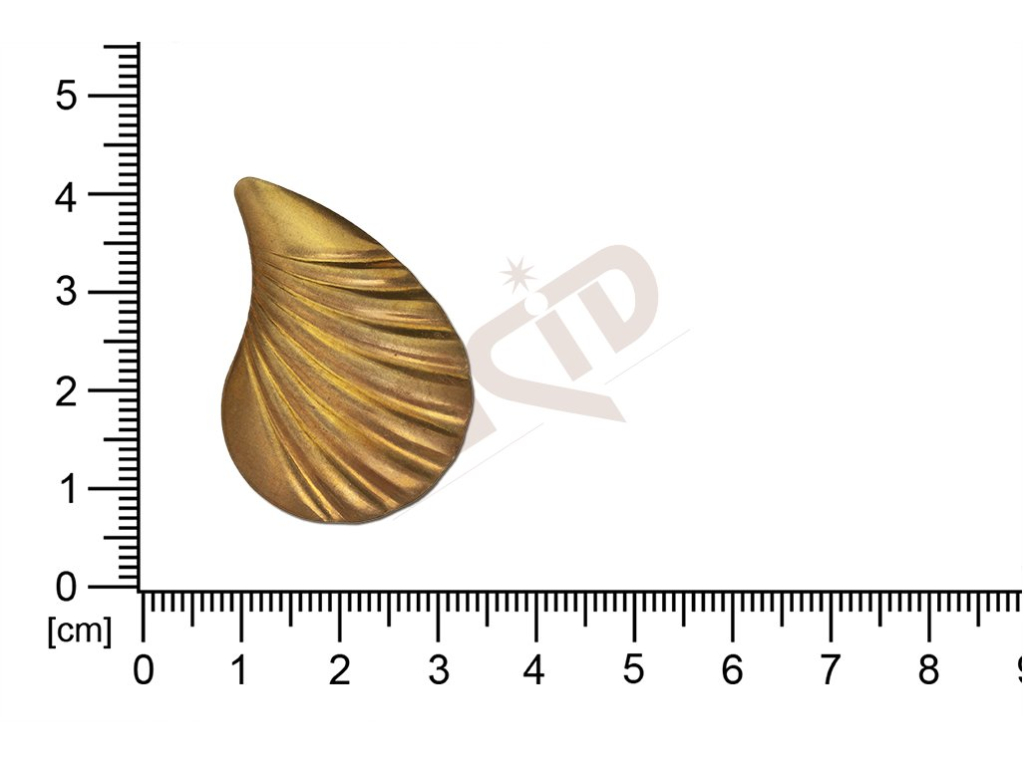 fancy shape drops other without loops / attaching holes 35.0x25.0mm