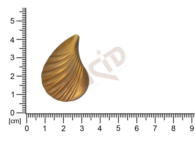 fancy shape drops other without loops / attaching holes 35.0x25.0mm