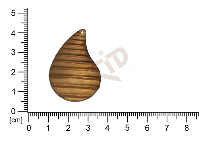 fancy shape drops other with 1 loop / attaching hole 35.0x25.0mm