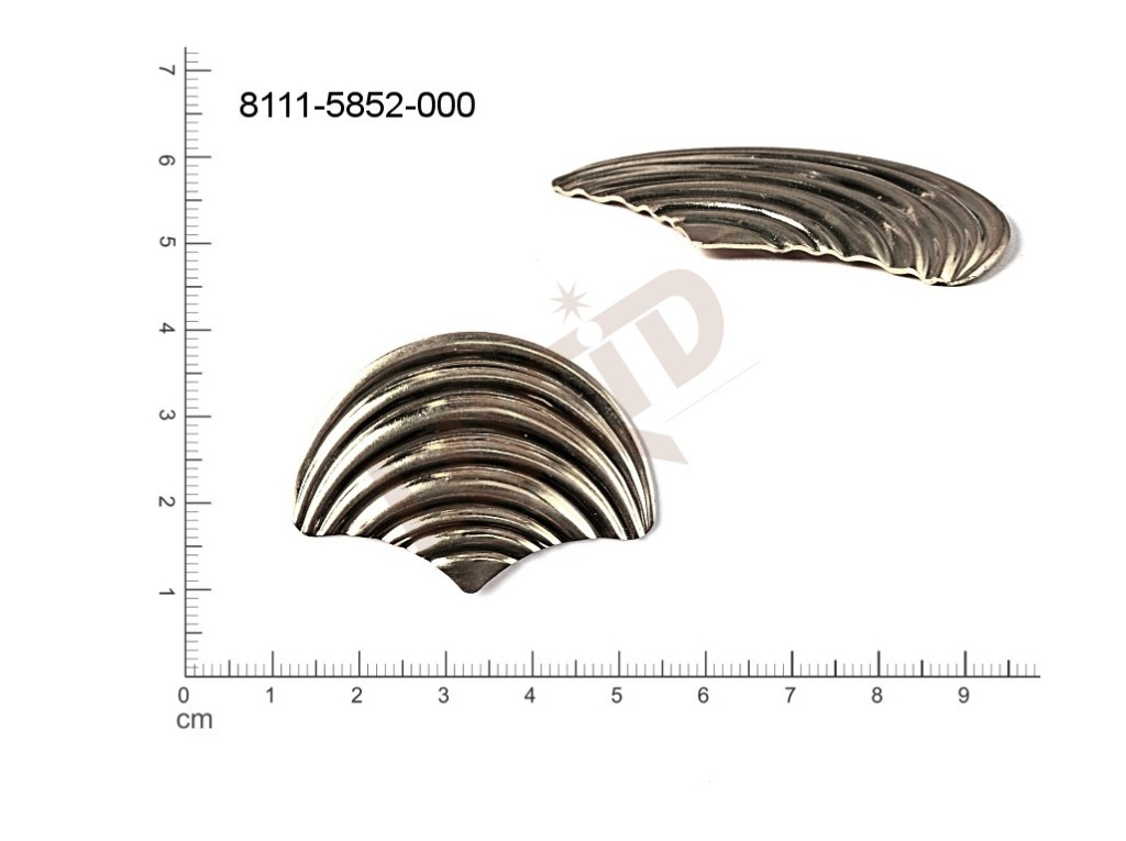 fancy shape other other without loops / attaching holes 40.0x30.0mm