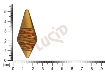 Tvarový výlisek bez oček (svěšovacích dírek) 47.0x19.0mm