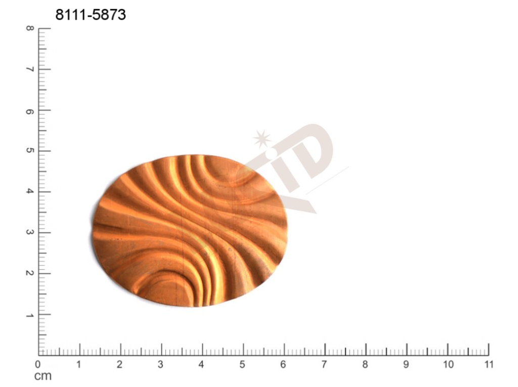 fancy shape oval other without loops / attaching holes