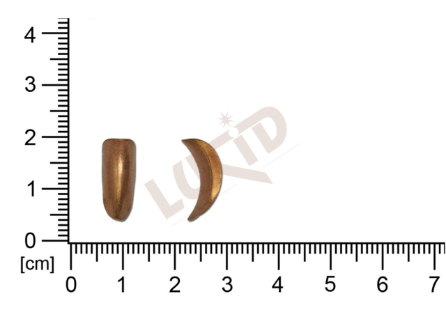 Tvarový výlisek ostatní ostatní bez oček (svěšovacích dírek) 15.0x6.0mm