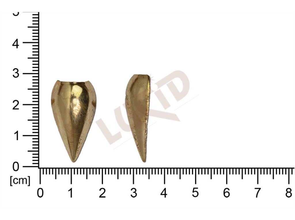 fancy shape drops other without loops / attaching holes 25.0x15.0mm