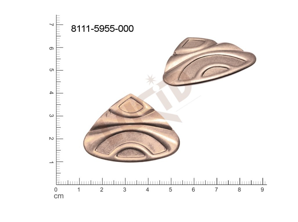 Tvarový výlisek ostatní ostatní bez oček (svěšovacích dírek) 42.0x30.0mm