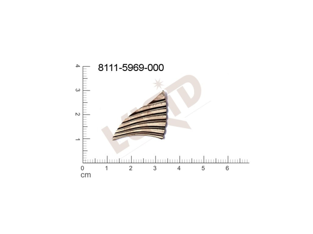 fancy shape other other without loops / attaching holes 21.0x20.0mm