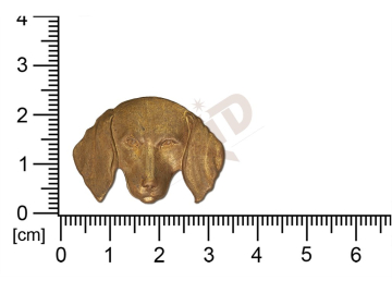 Tvarový výlisek zvířata pes bez oček (svěšovacích dírek)