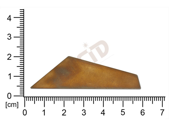 Plochý výsek bez očka (svěšovací dírky) 53.0x16.0mm