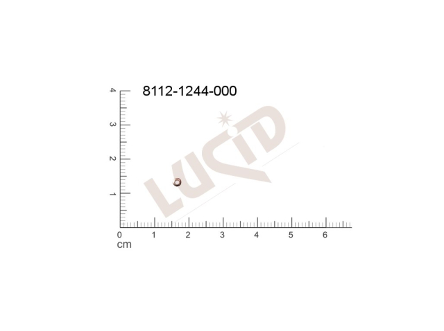 Plochý výsek kulatý bez oček (svěšovacích dírek) 2.0mm