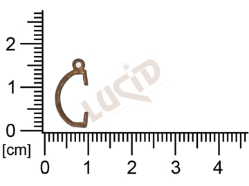 attachment with 1 loop 15.0x7.0mm