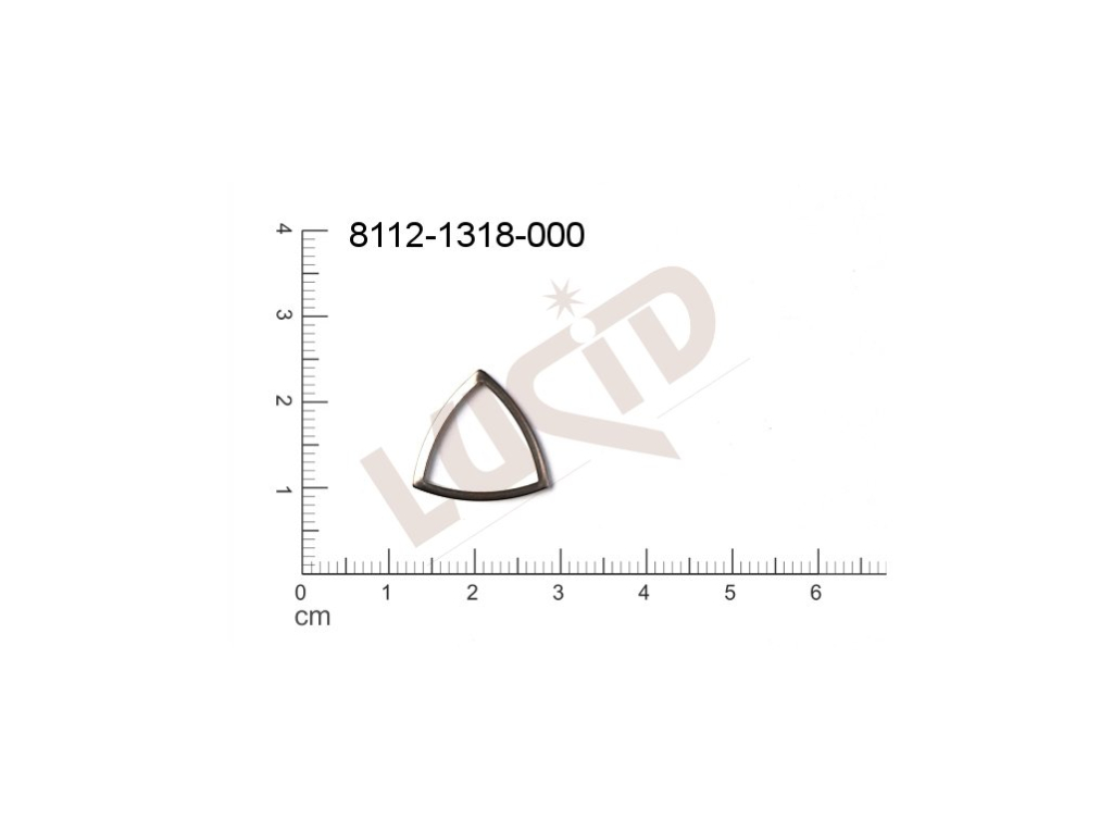 fancy shape triangles other without loops / attaching holes 16.0x16.0mm