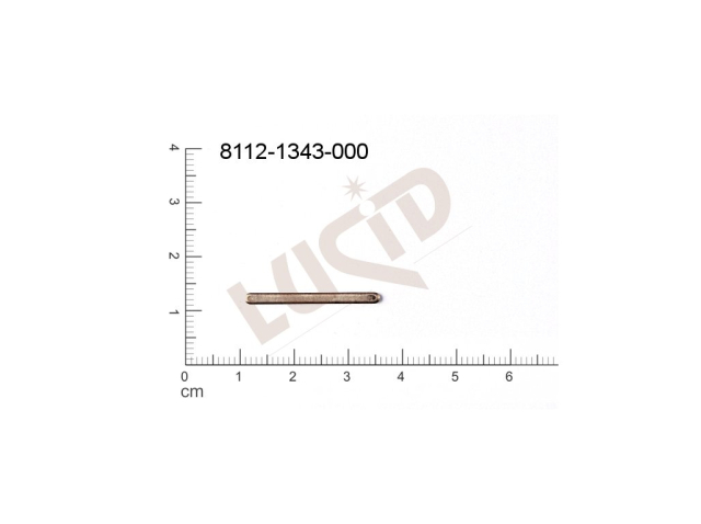 flat cut-out bars other without loops / attaching holes 25.0x2.0mm