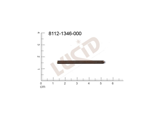 flat cut-out bars other without loops / attaching holes 40.0x3.0mm