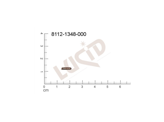 fancy shape bars other without loops / attaching holes 8.0x2.0mm