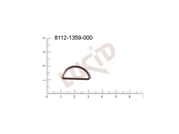 Tvarový výlisek ostatní bez oček (svěšovacích dírek) 20.0x10.0mm