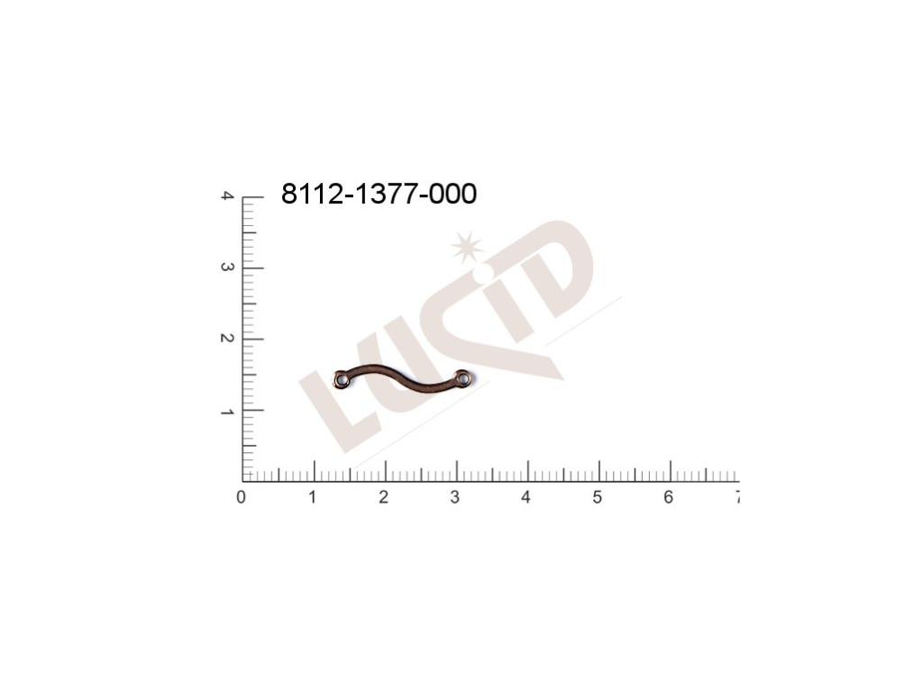 attachment with 2 loops 20.0x3.0mm