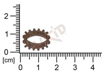 fancy shape oval without loops / attaching holes