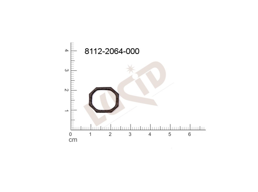 fancy shape oval other without loops / attaching holes 15.0x13.0mm